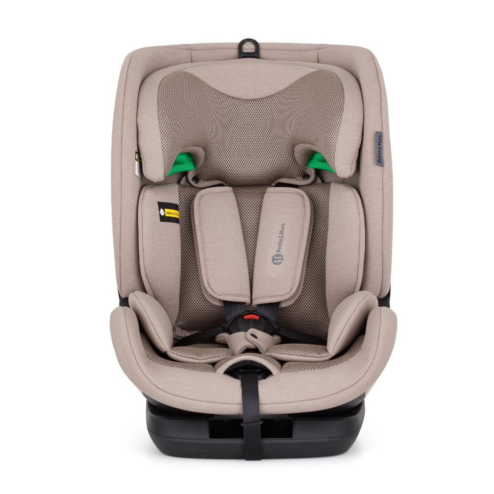 Petite&Mars scaun auto Prime Pro i-Size 76-150 cm (9-36 kg) Tan Brown Air