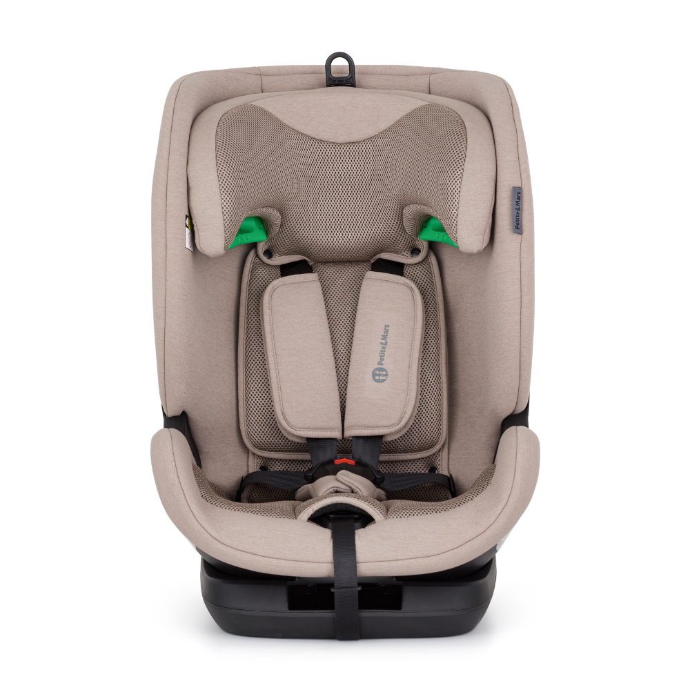 Petite&Mars scaun auto Prime Pro i-Size 76-150 cm (9-36 kg) Tan Brown Air