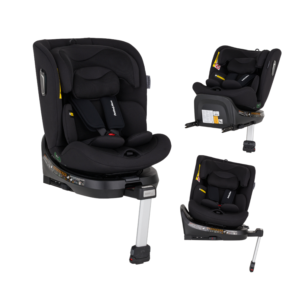 Petite&Mars scaun auto Twistguard Pro i-Size 40-150 cm(0-36 kg) Coal Black Air Imagine principală a produsului