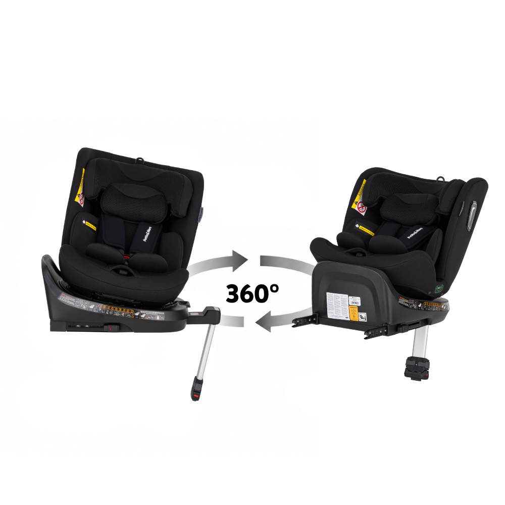Petite&Mars scaun auto Twistguard Pro i-Size 40-150 cm(0-36 kg) Coal Black Air
