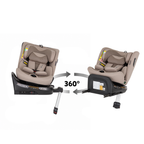 Petite&Mars scaun auto Twistguard Pro i-Size 40-150 cm(0-36 kg) Tan Brown Air