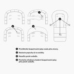 Petite&Mars scaun de masa Gusto cu husa 6m