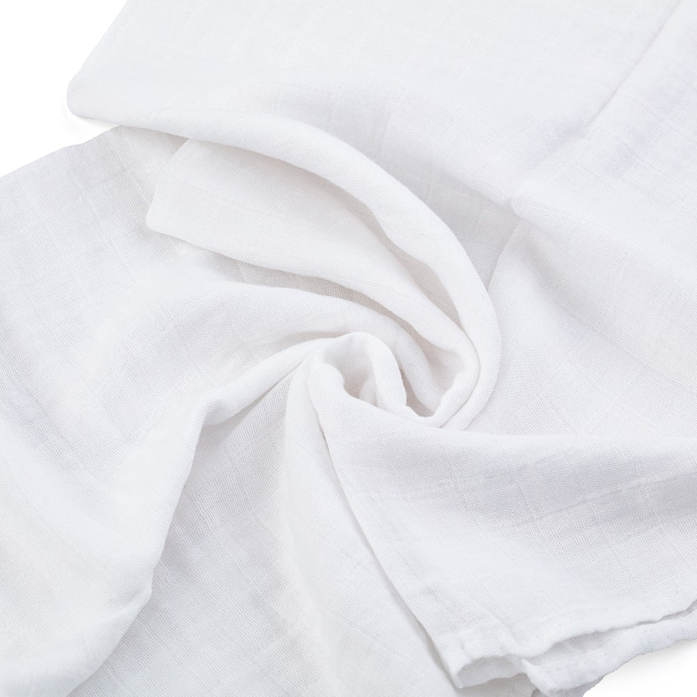 Petite&Mars set scutece bambus 68x68 cm 3 buc Moussy Total White