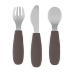 Petite&Mars set tacamuri din otel inoxidabil Take&Match 12m+ Bitter Cocoa