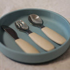 Petite&Mars set tacamuri din otel inoxidabil Take&Match 12m+ Velvet Latte