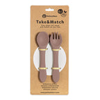 Petite&Mars set tacamuri silicon Take&Match 6m+ Velvet Latte