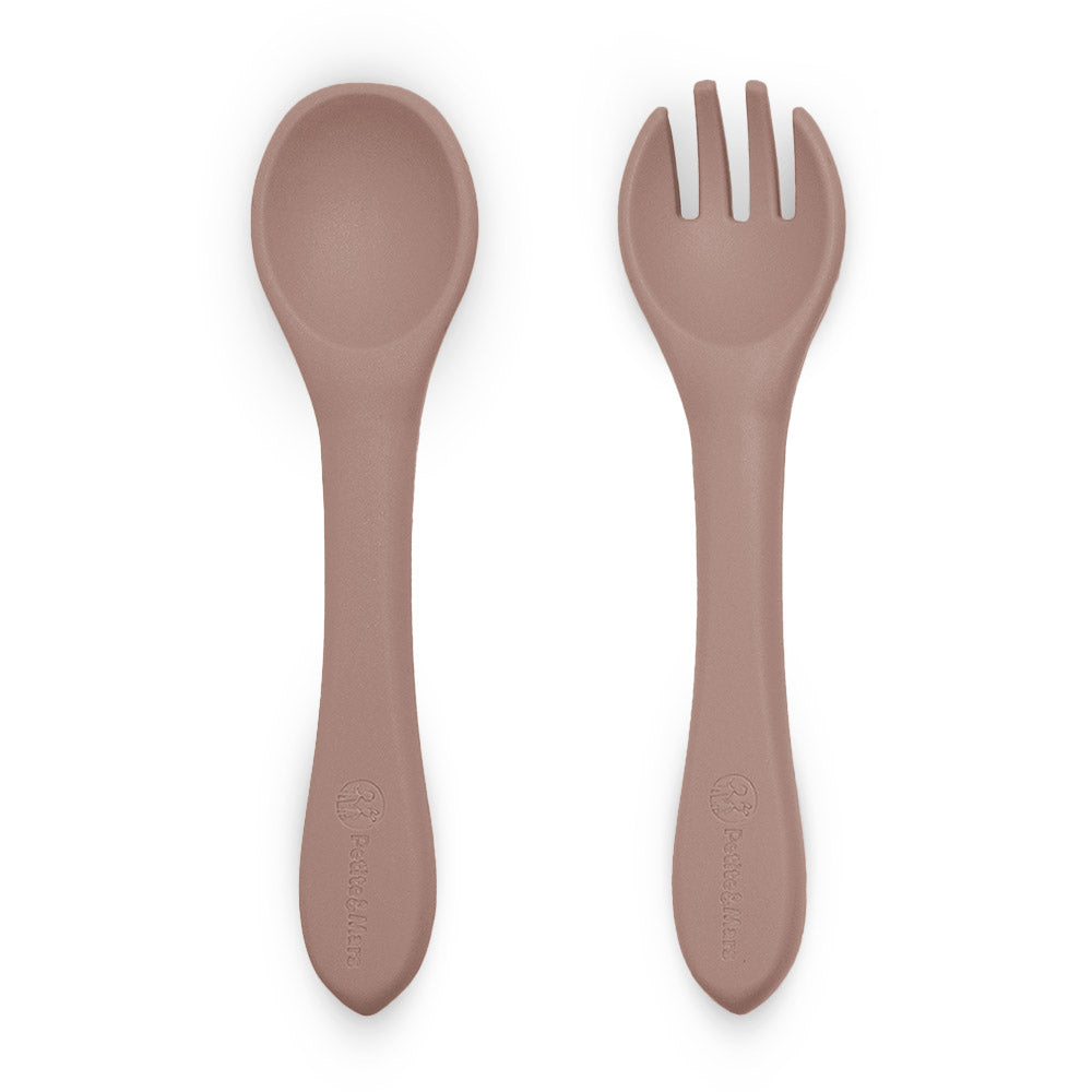 Petite&Mars set tacamuri silicon Take&Match 6m+ Velvet Latte