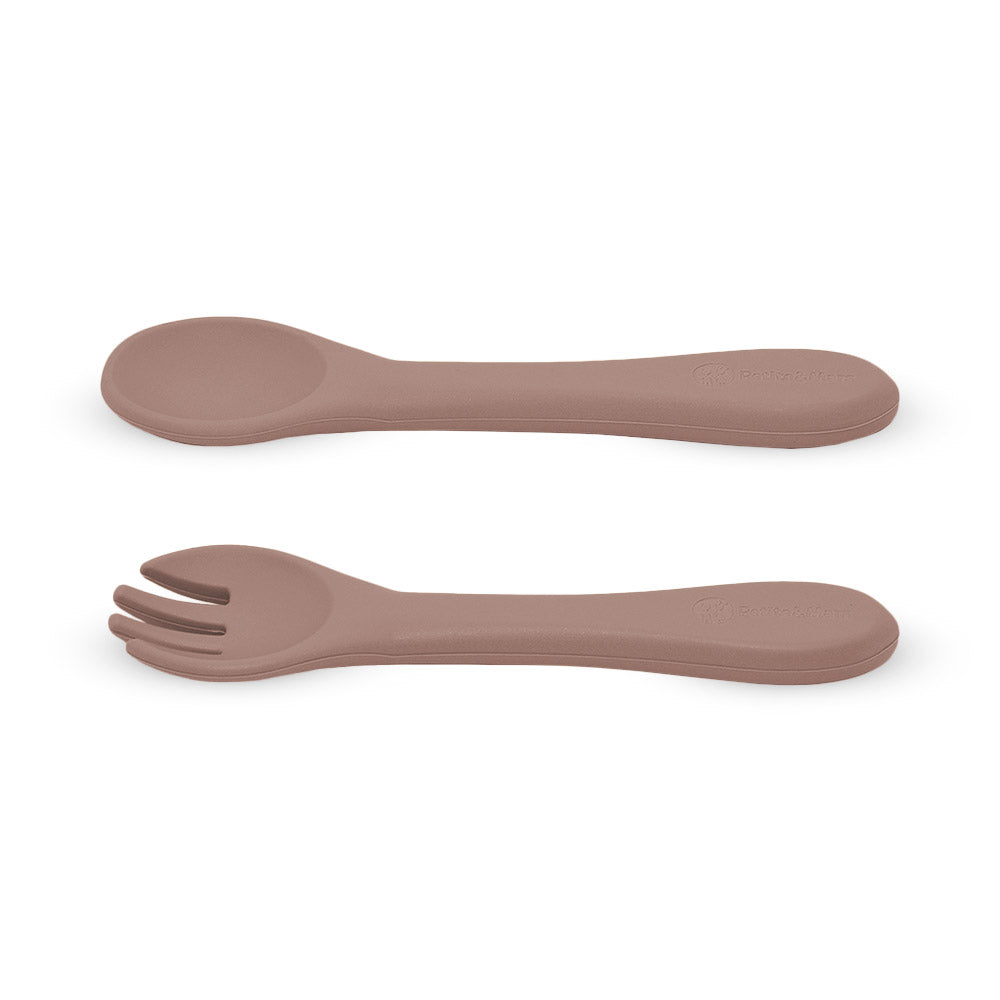 Petite&Mars set tacamuri silicon Take&Match 6m+ Velvet Latte