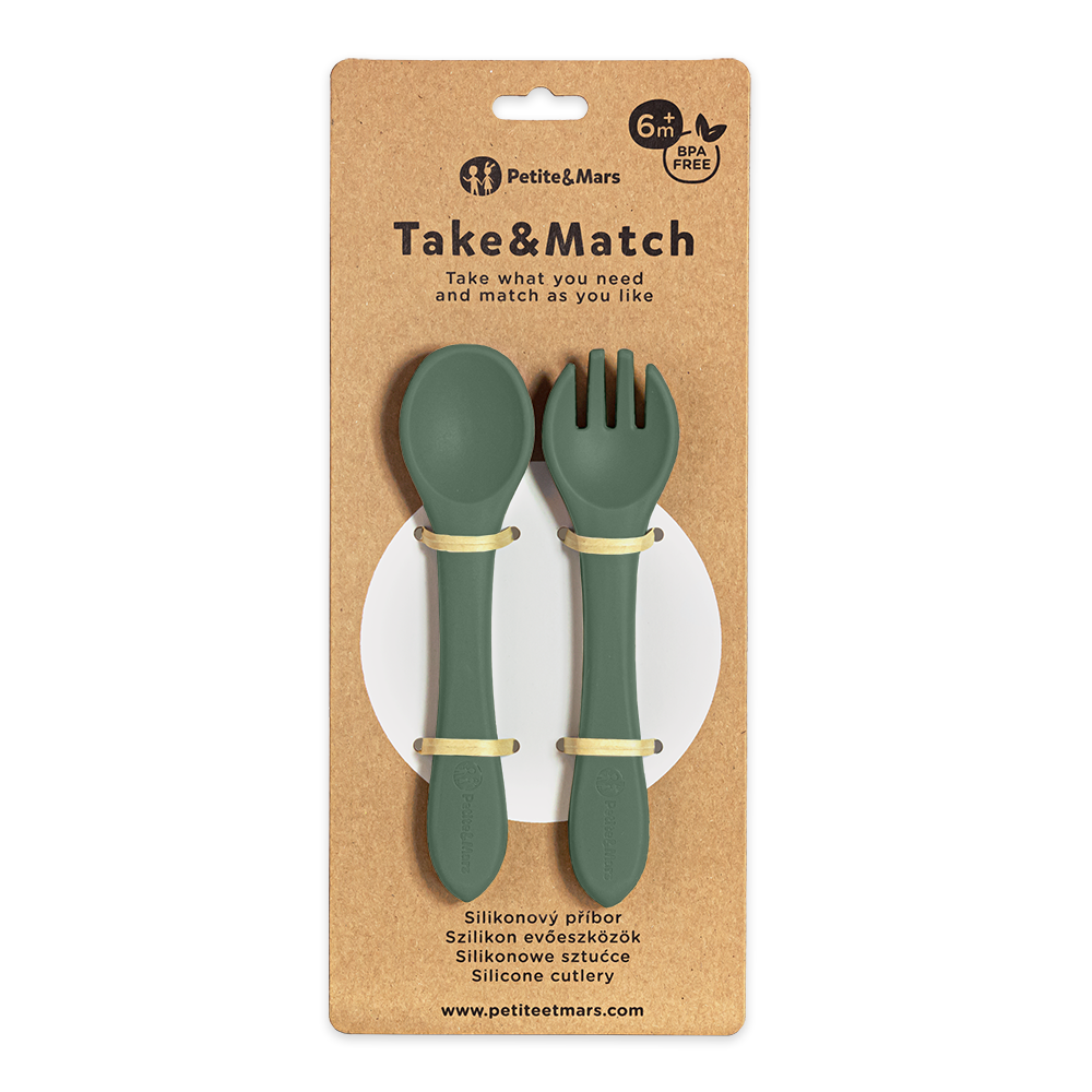 Petite&Mars set tacamuri silicon Take&Match 6m+
