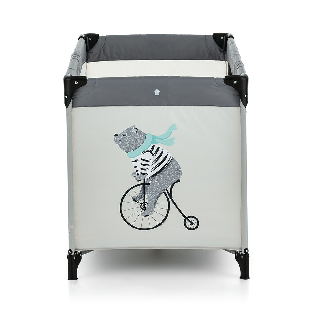 Petite&Mars tarc patut de voiaj Nyja 0m+ Teddy Biker Grey