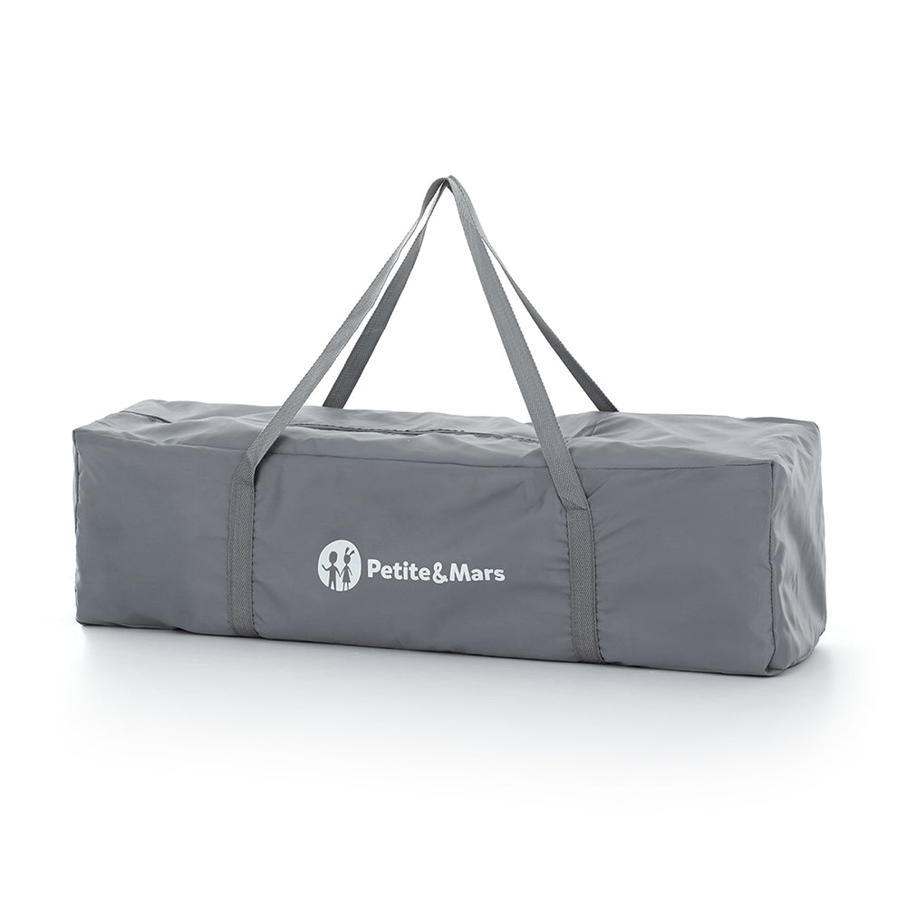 Petite&Mars tarc patut de voiaj Nyja 0m+ Teddy Biker Grey