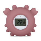 Petite&Mars termometru de apa din silicon Crab Caleb 0m+ Dusty Rose