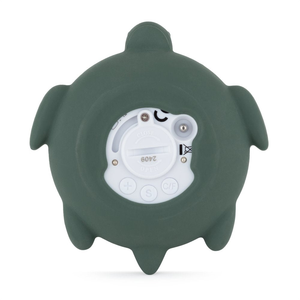 Petite&Mars termometru de apa din silicon Turtle Terry 0m+ Misty Green
