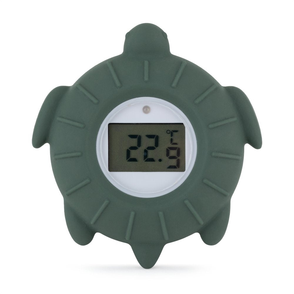 Petite&Mars termometru de apa din silicon Turtle Terry 0m+ Misty Green Imagine principală a produsului