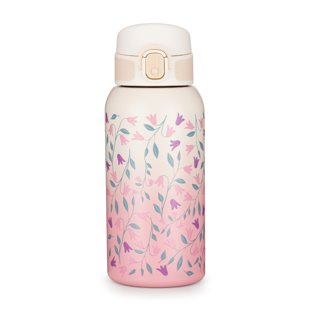 Petite&Mars termos din otel inoxidabil cu cioc 500 ml 3 ani+ Floricele Imagine principală a produsului