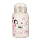 Petite&Mars termos din otel inoxidabil cu pai 350 ml 12m+ Twinkling Fair
