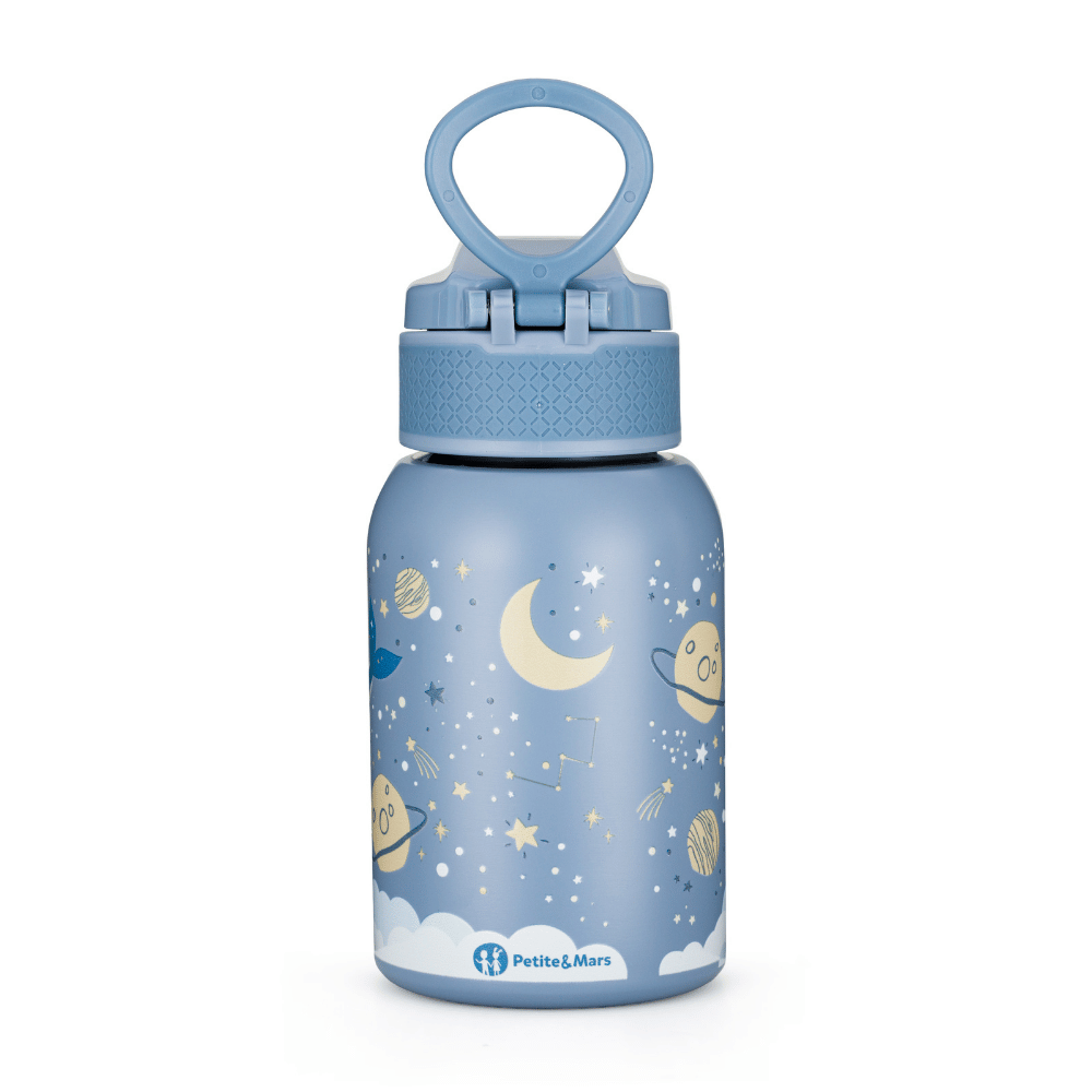 Petite&Mars termos din otel inoxidabil cu pai 350 ml 12m+ Whale Song Imagine secundară a produsului