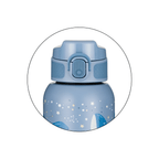Petite&Mars termos din otel inoxidabil cu pai 350 ml 12m+ Whale Song