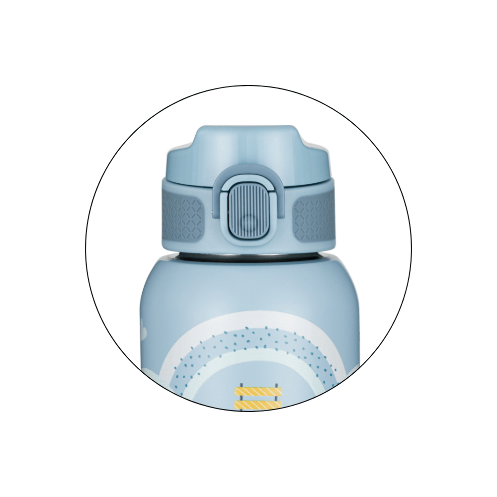 Petite&Mars termos din otel inoxidabil cu pai 350 ml 12m+ Work Zone