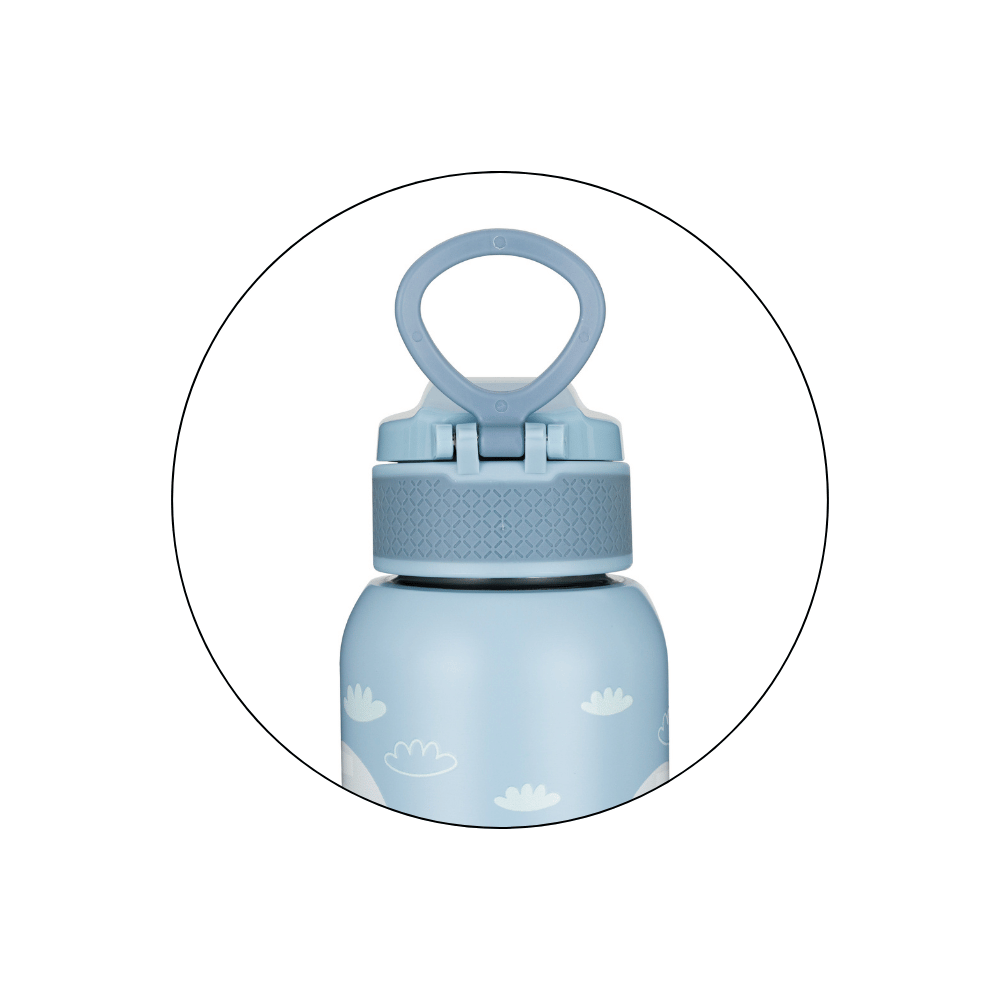 Petite&Mars termos din otel inoxidabil cu pai 350 ml 12m+ Work Zone