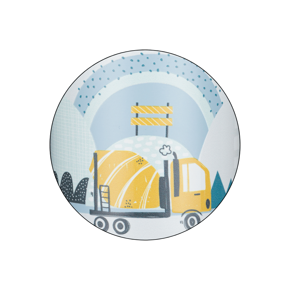 Petite&Mars termos din otel inoxidabil cu pai 350 ml 12m+ Work Zone