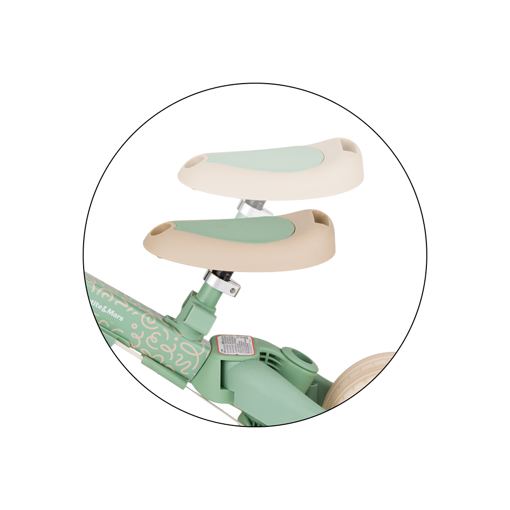 Petite&Mars tricicleta multifunctionala 5in1 Turbo 18m+ Green Twist