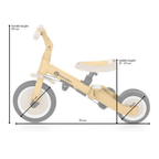 Petite&Mars tricicleta multifunctionala 5in1 TURBO PLUS 18m+ Desert Sand