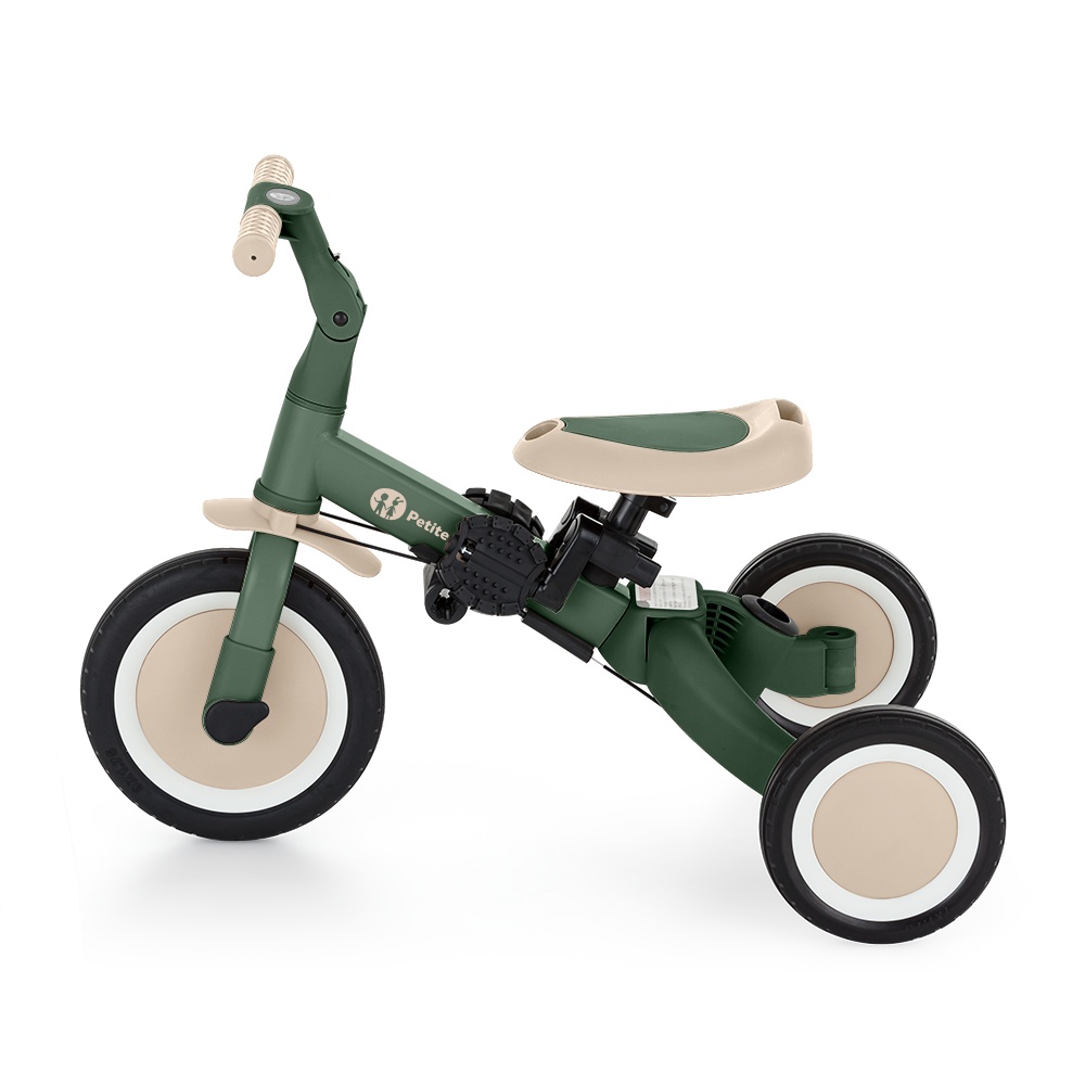 Petite&Mars tricicleta multifunctionala 5in1 TURBO PLUS 18m+ Misty Green