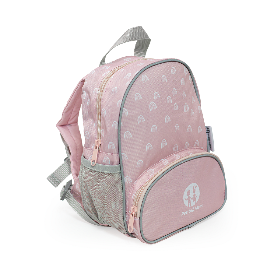 Petite&Mars geanta tip rucsac Backie 3 ani+  Pink Rainbow