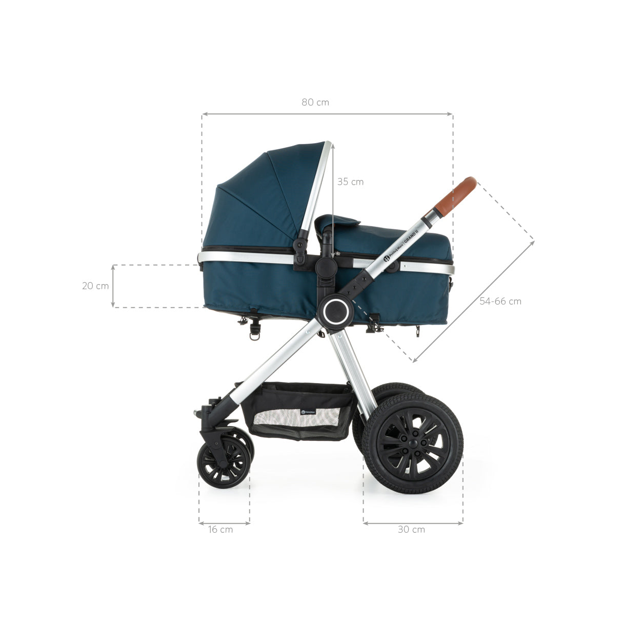 Petite&Mars carucior 3in1 Grand II pentru 0m+