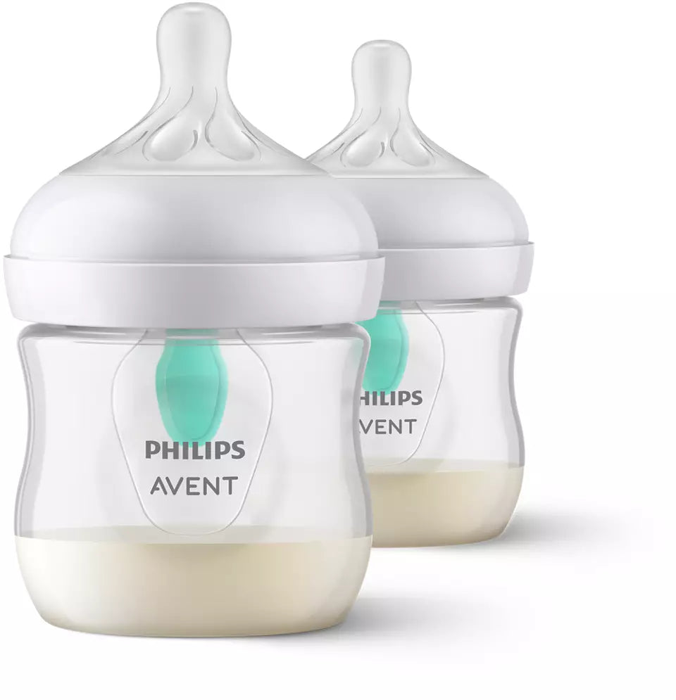 Philips Avent 2 biberoane 125 ml Natural Response cu dispozitiv anti-colici Airfree 0m+ Imagine principală a produsului