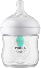 Philips Avent 2 biberoane 125 ml Natural Response cu dispozitiv anti-colici Airfree 0m+