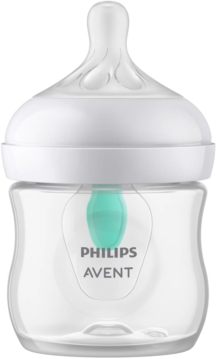 Philips Avent 2 biberoane 125 ml Natural Response cu dispozitiv anti-colici Airfree 0m+