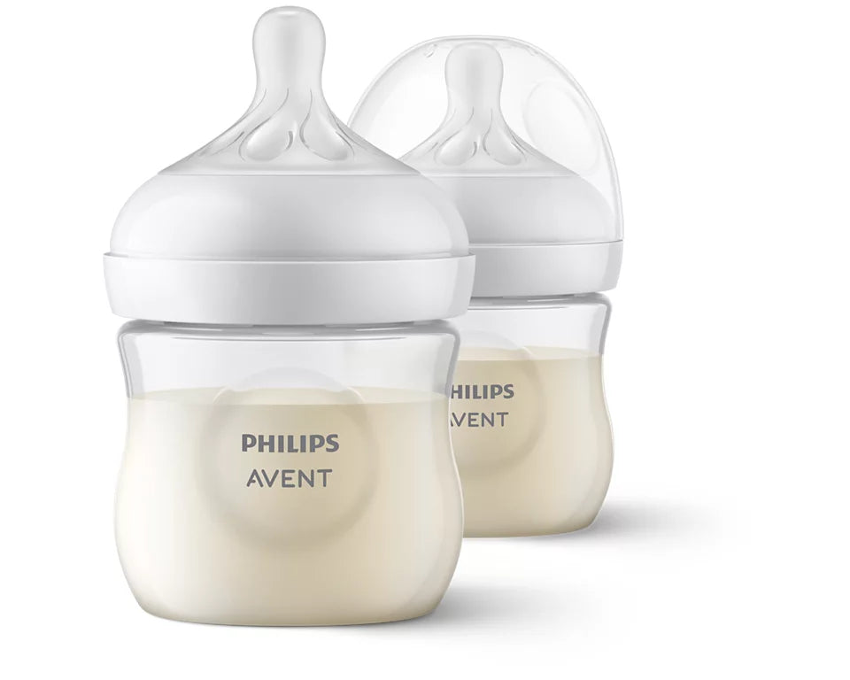 Philips Avent biberon 125 ml cu 2 picaturi Natural Response 0m+ 2 buc