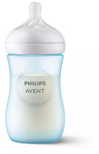 Philips Avent biberon 260 ml cu 3 picaturi Natural Response 1m+ Albastru