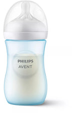 Philips Avent biberon 260 ml cu 3 picaturi Natural Response 1m+ Albastru