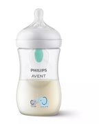 Philips Avent biberon 260 ml cu 3 picaturi Natural Response 1m+ Elefant