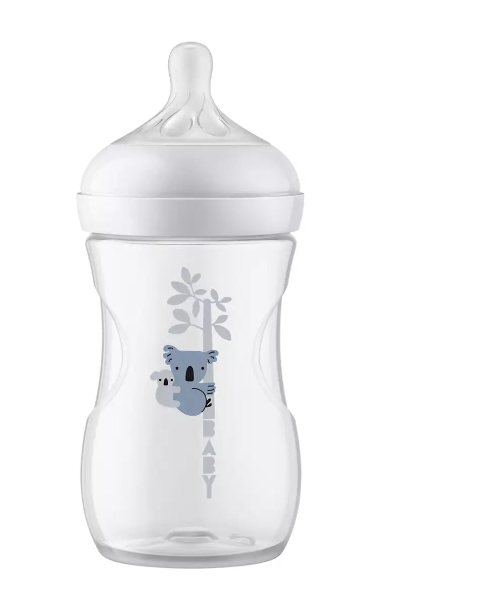 Philips Avent biberon 260 ml cu 3 picaturi Natural Response 1m+ Koala Imagine principală a produsului