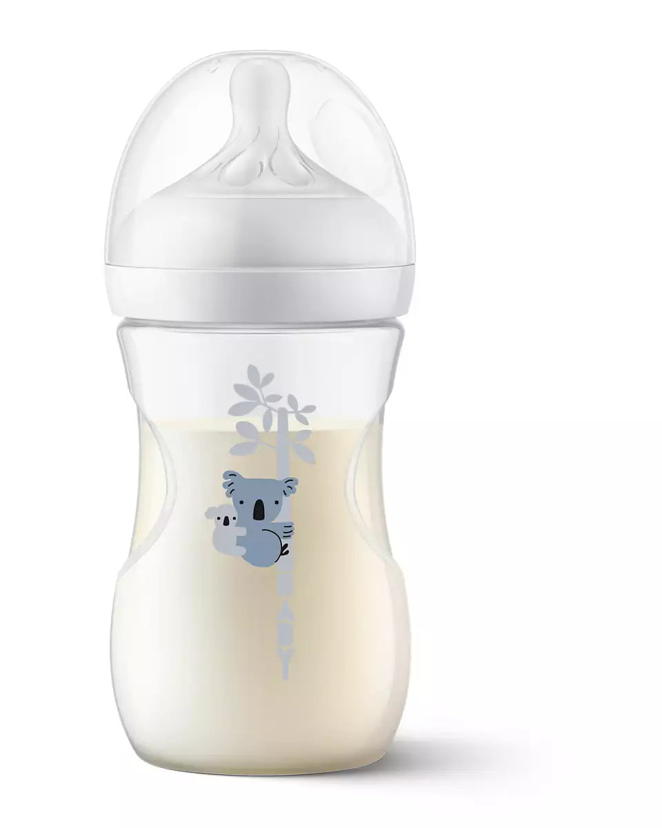 Philips Avent biberon 260 ml cu 3 picaturi Natural Response 1m+ Koala