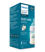 Philips Avent biberon anti-colic 125 ml cu tetina silicon debit lent 0m+