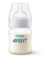 Philips Avent biberon anti-colic 125 ml cu tetina silicon debit lent 0m+