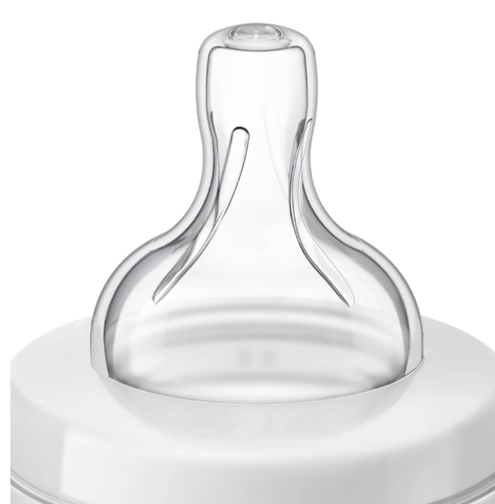 Philips Avent biberon anti-colic 125 ml cu tetina silicon debit lent 0m+