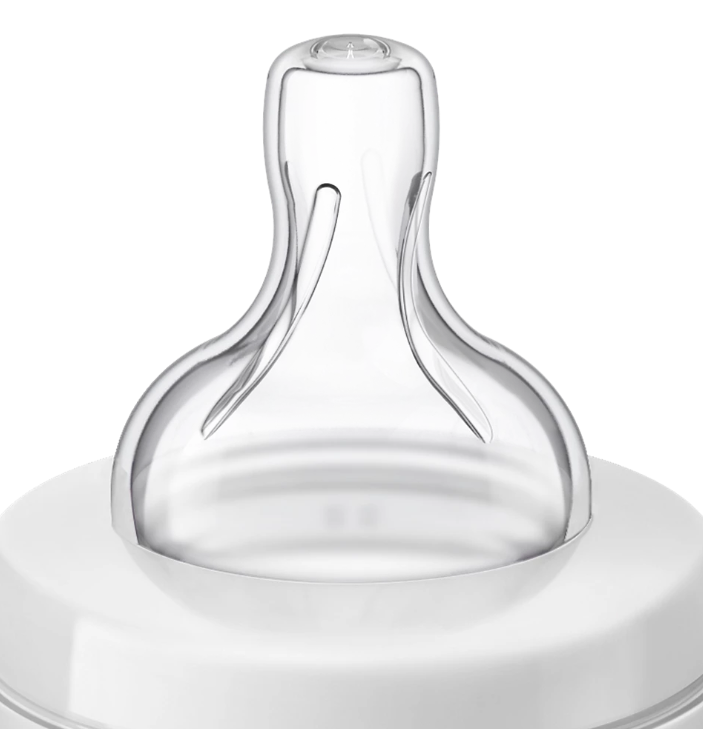 Philips Avent biberon anti-colic 330 ml cu tetina silicon debit 3 pentru 3m+
