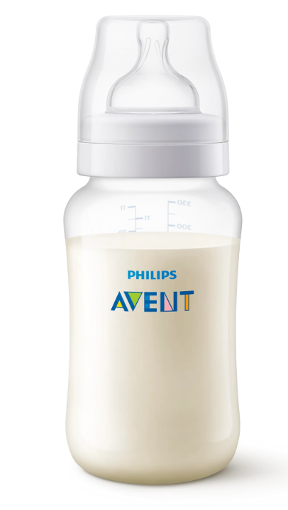 Philips Avent biberon anti-colic 330 ml cu tetina silicon debit 3 pentru 3m+ Imagine principală a produsului