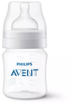 Philips Avent biberon anti-colic de 125 ml cu tetina silicon debit lent 0m+, 1 buc