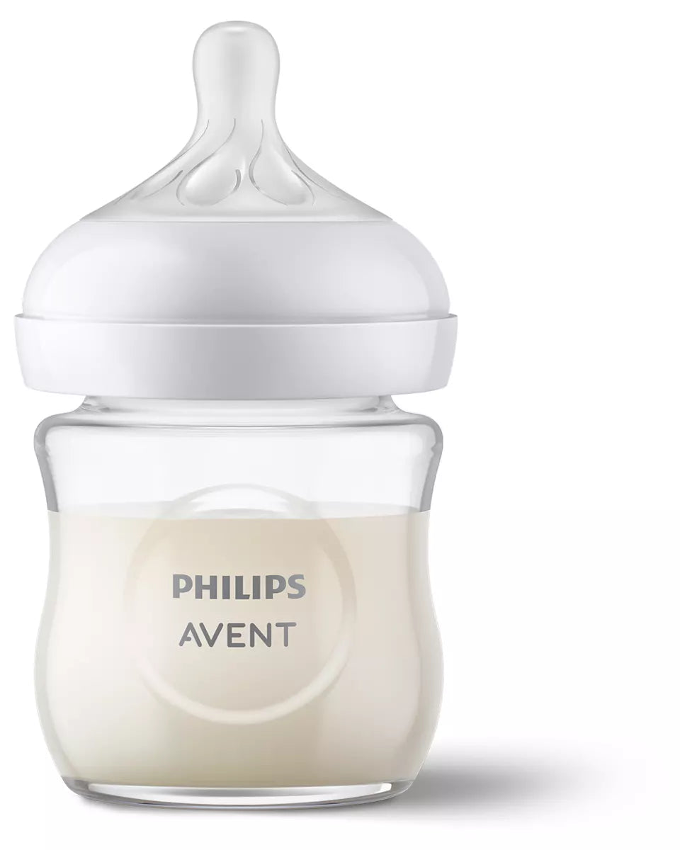 Philips Avent biberon sticla Natural Response cu 2 picaturi 120 ml 0m+