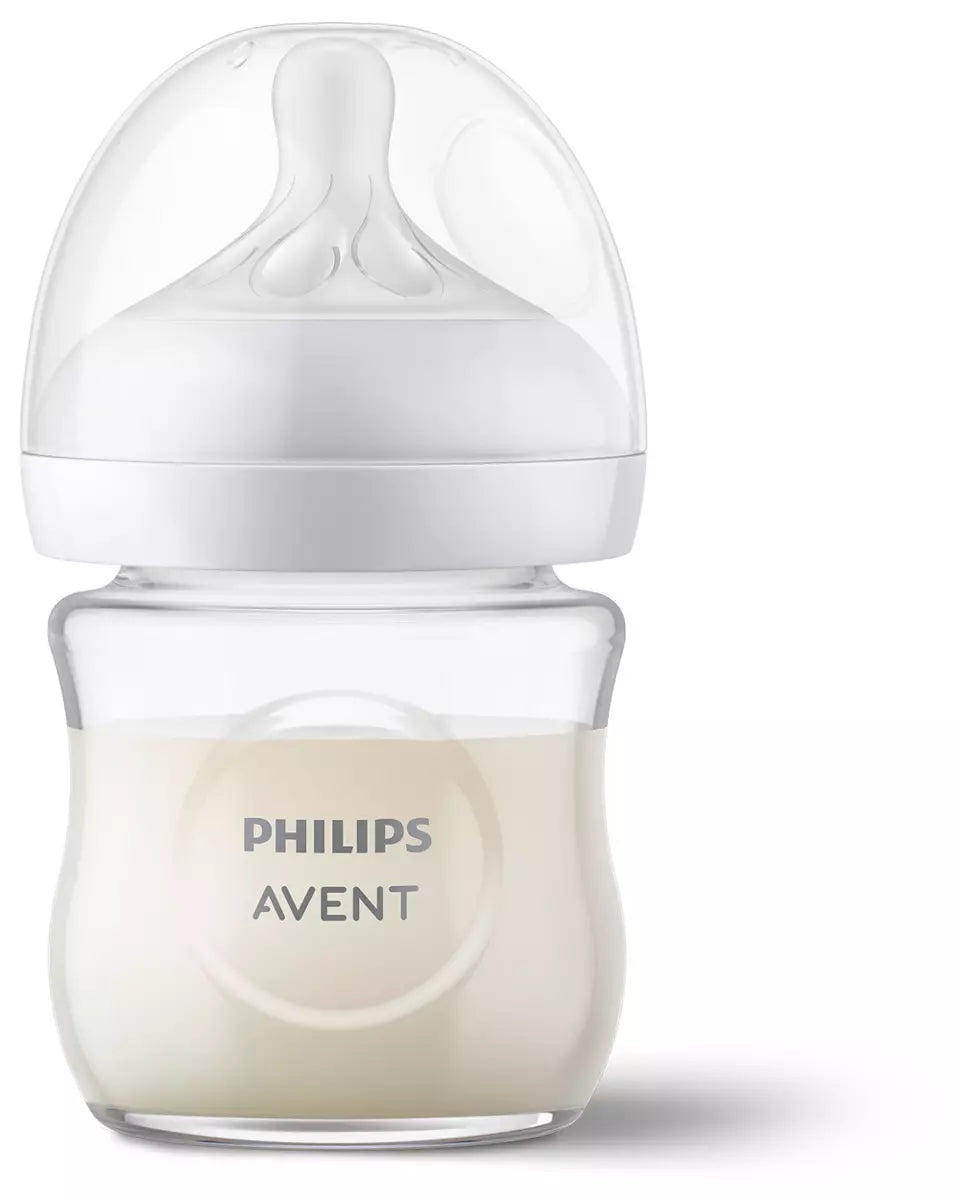 Philips Avent biberon sticla Natural Response cu 2 picaturi 120 ml 0m+