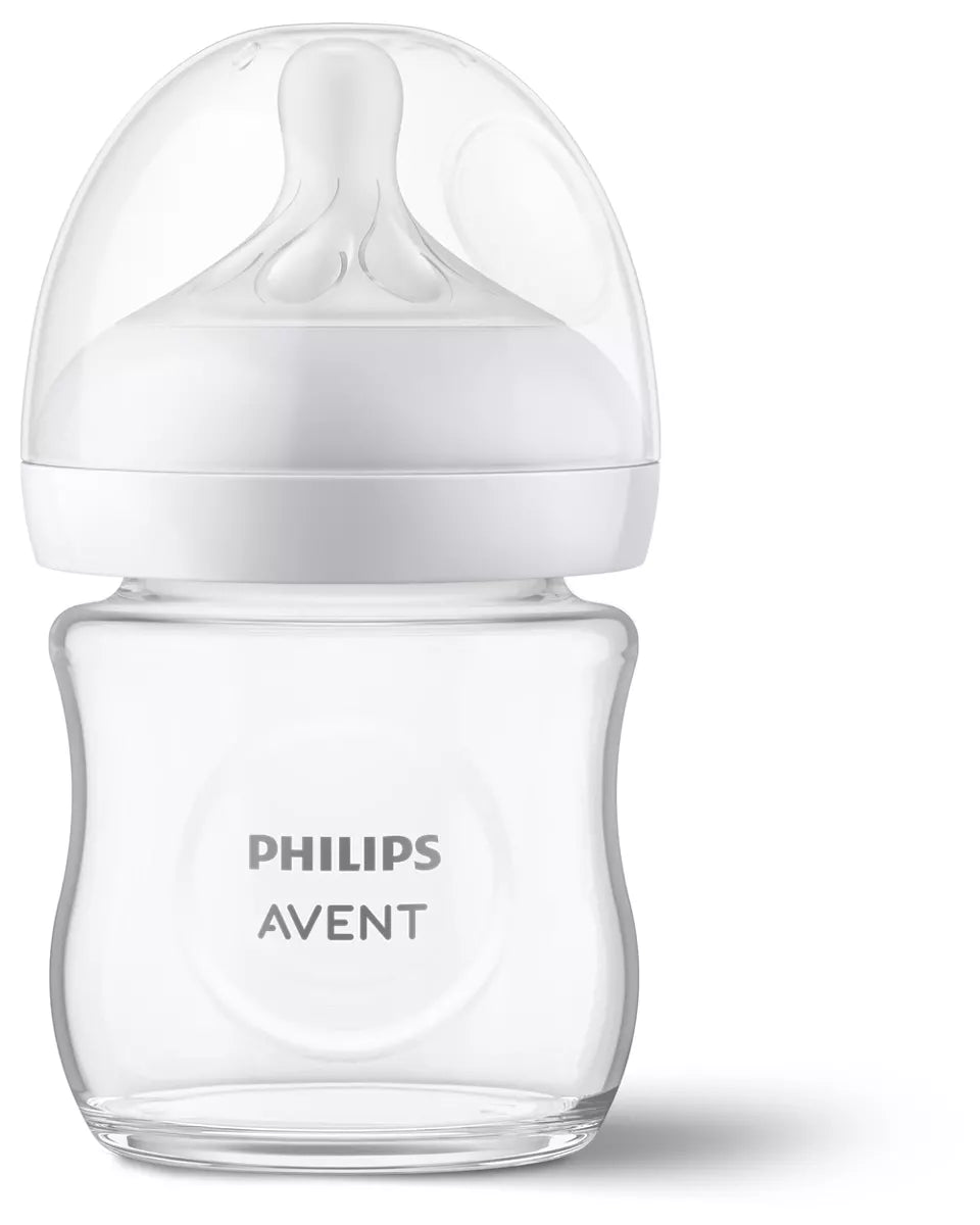 Philips Avent biberon sticla Natural Response cu 2 picaturi 120 ml 0m+