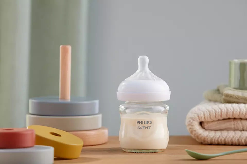 Philips Avent biberon sticla Natural Response cu 2 picaturi 120 ml 0m+