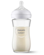Philips Avent biberon sticla Natural Response cu 3 picaturi 240 ml 1m+